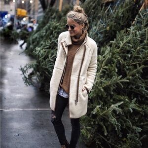 Madewell Sherpa Cocoon Coat